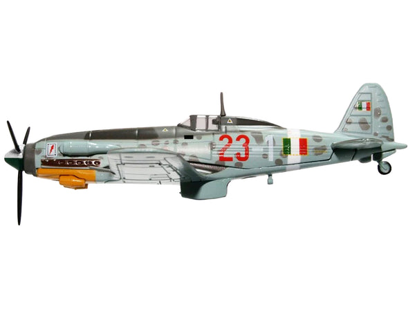 Macchi Veltro C.205 Fighter Aircraft Italy "L. Gorrini 1 Squadriglia 1 Gruppo Caccia" (February 1944) "Oxford Aviation" Series 1/72 Diecast Model Airplane by Oxford Diecast