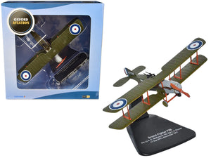 Bristol F2B Fighter Plane "Plt: Lt A.E. McKeever Ob: Sgt L.F. Powell" 11 Squadron RFC (November 1917) "Oxford Aviation" Series 1/72 Diecast Model Airplane by Oxford Diecast