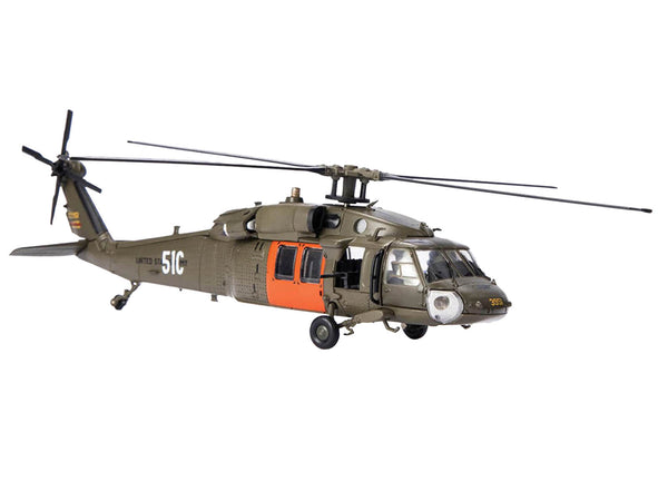 Sikorsky UH-60 Black Hawk Helicopter "51C" United States Army 1/72 Diecast Model by Air Force 1