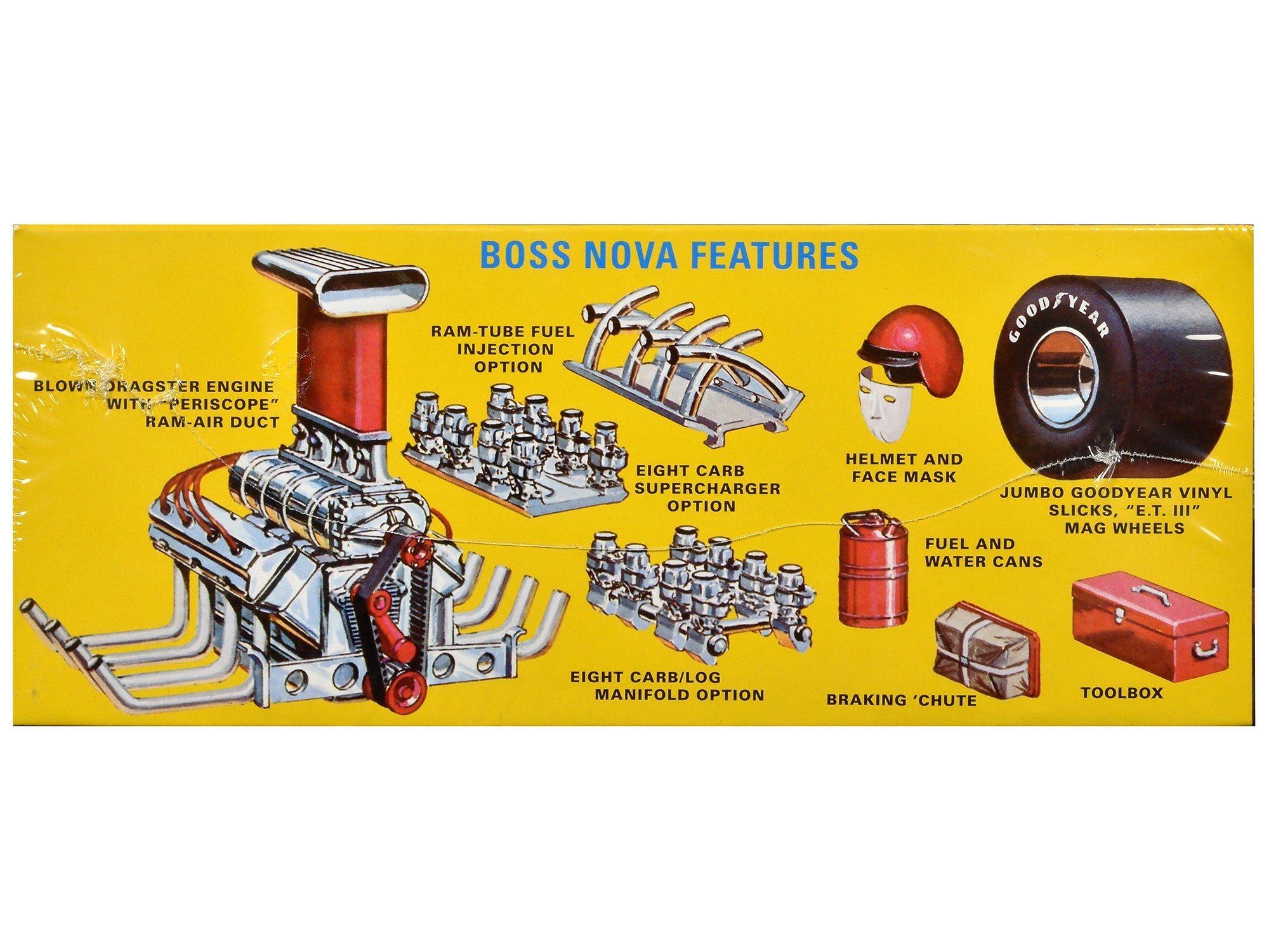 Skill 2 Model Kit Boss Nova Funny Car 1/25 Scale Model by AMT