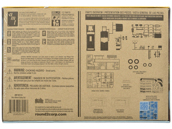 Skill 2 Model Kit Boss Nova Funny Car 1/25 Scale Model by AMT