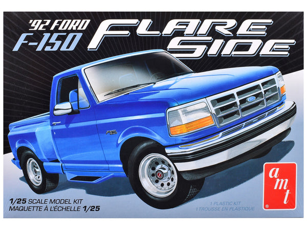 Skill 2 Model Kit 1992 Ford F-150 Flare Side Pickup Truck 1/25 Scale Model by AMT