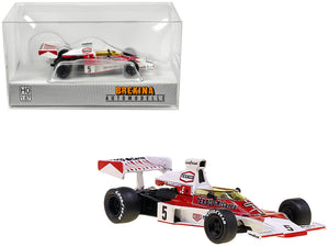 McLaren M23 #5 Emerson Fittipaldi "Formula One F1 World Championship" (1974) 1/87 (HO) Scale Model Car by Brekina