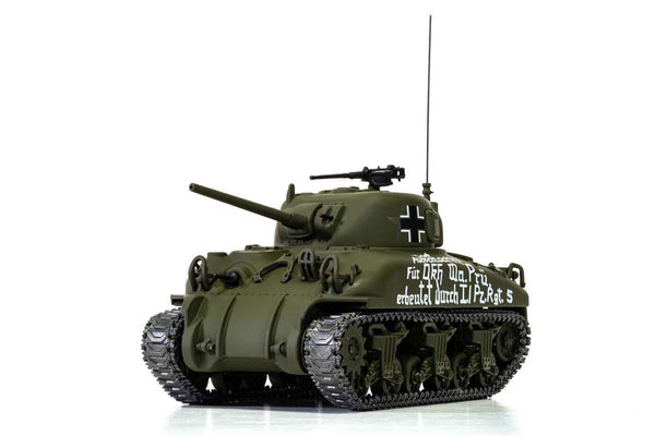 M4A1 Sherman Medium Tank "BeutePanzer (Trophy Tank) US Army North African Campaign Captured by L./PzRgt 5 Tunisia" (1943) German Army "Military Legends" Series 1/50 Diecast Model by Corgi