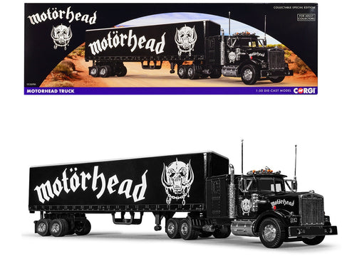 "Motorhead" Transport Truck Black 1/50 Diecast Model by Corgi
