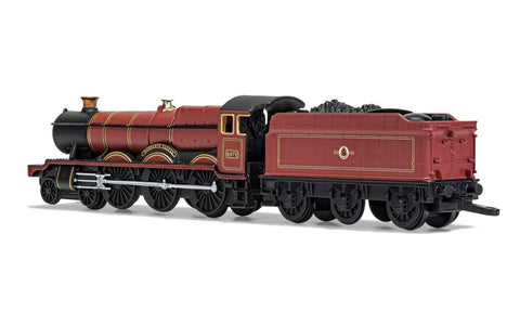 Hogwarts Express Locomotive with Coal Train Car "Harry Potter" Movie Series 1/100 Diecast Model by Corgi