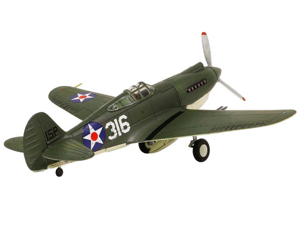 Curtiss P-40B HAWK 81A-2 (P-8127) Aircraft Fighter "47th Pursuit Squadron (15th Pursuit Group) Serial : 316/15P Hawaiian Islands Pearl Habor" (7 December 1941) "WW2 Aircrafts Series" 1/72 Diecast Model by Forces of Valor