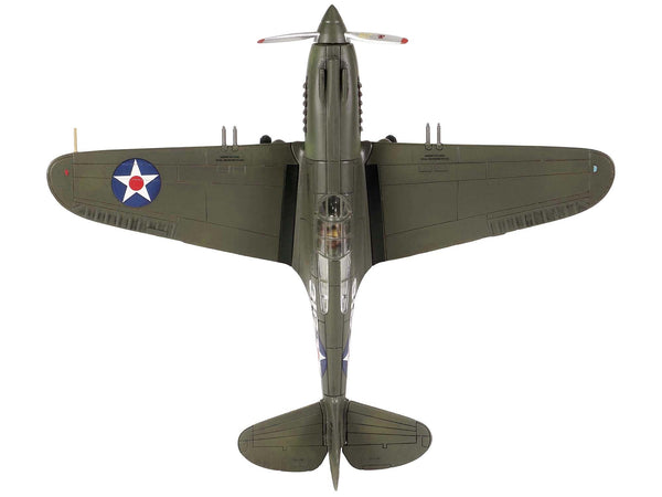 Curtiss P-40B HAWK 81A-2 (P-8127) Aircraft Fighter "47th Pursuit Squadron (15th Pursuit Group) Serial : 316/15P Hawaiian Islands Pearl Habor" (7 December 1941) "WW2 Aircrafts Series" 1/72 Diecast Model by Forces of Valor