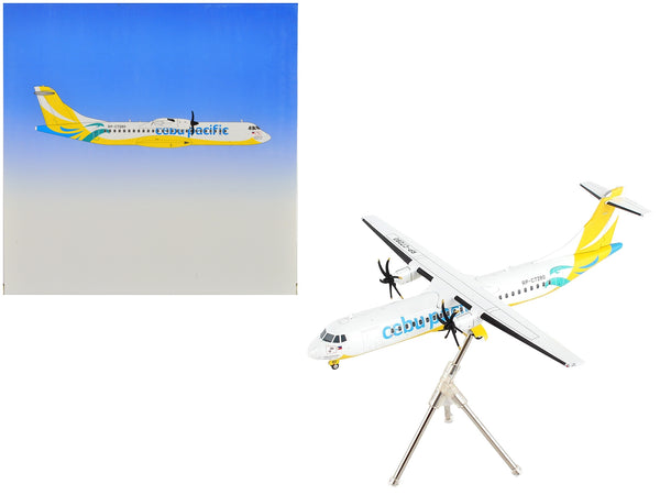ATR 72-600 Commercial Aircraft "Cebu Pacific" White and Yellow "Gemini 200" Series 1/200 Diecast Model Airplane by GeminiJets