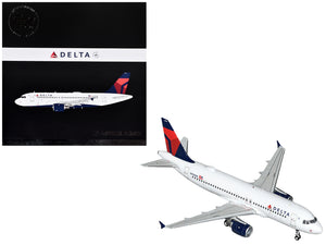 Airbus A320 Commercial Aircraft "Delta Air Lines" (N376NW) White with Red and Blue Tail "Gemini 200" Series 1/200 Diecast Model Airplane by GeminiJets