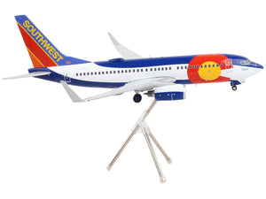 Boeing 737-700 Commercial Aircraft "Southwest Airlines - Colorado One" White and Blue "Gemini 200" Series 1/200 Diecast Model Airplane by GeminiJets