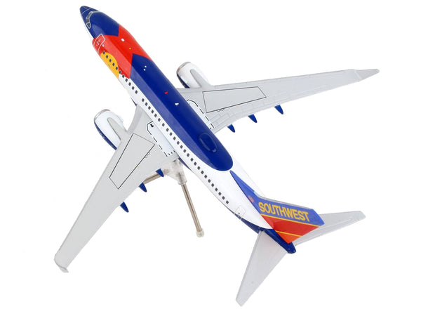 Boeing 737-700 Commercial Aircraft "Southwest Airlines - Colorado One" White and Blue "Gemini 200" Series 1/200 Diecast Model Airplane by GeminiJets