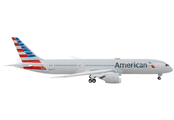 Boeing 787-9 Commercial Aircraft "American Airlines" Gray 1/400 Diecast Model Airplane by GeminiJets