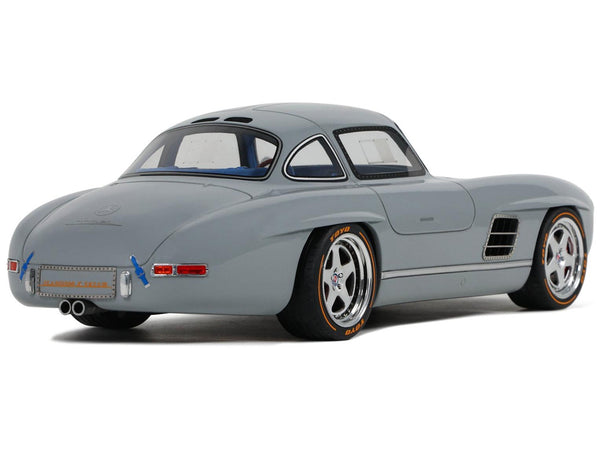 2019 Mercedes-Benz S-Klub Gullwing Nardo Gray 1/18 Model Car by GT Spirit