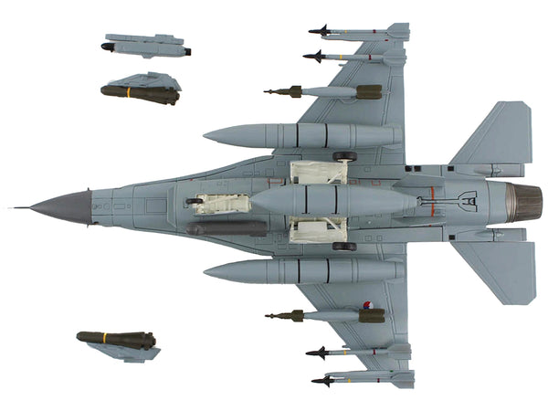 Lockheed F-16AM Fighting Falcon Fighter Aircraft "313 Squadron Afghanistan" (2008) Royal Netherlands Air Force (RNLAF) "Air Power Series" 1/72 Diecast Model by Hobby Master