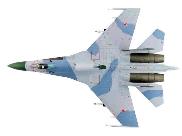 Sukhoi Su-27 Flanker B (Early Type) Fighter Aircraft "#14" (1990) Russian Air Force "Air Power Series" 1/72 Diecast Model by Hobby Master