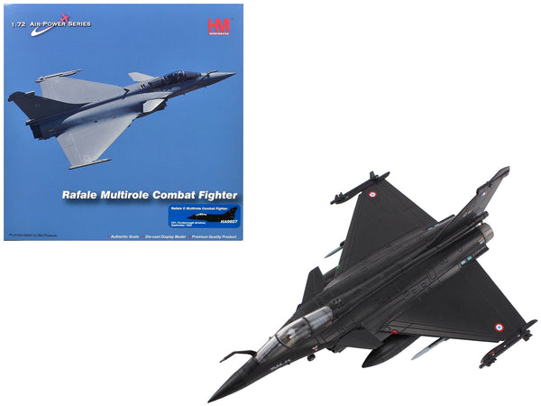 Dassault Rafale C Fighter Aircraft "C01 Farnborough Airshow" (1992) Armee de l'Air (French Air Force) "Air Power Series" 1/72 Diecast Model by Hobby Master