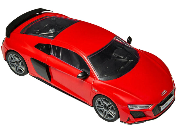 Skill 1 Model Kit Audi R8 Coupe Red Snap Together Model by Airfix Quickbuild