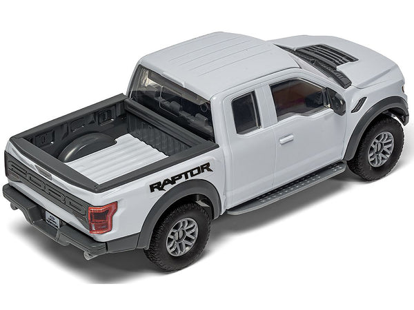 Skill 1 Model Kit Ford F-150 Raptor Pickup Truck Gray Snap Together Snap Together Painted Plastic Model Car Kit by Airfix Quickbuild