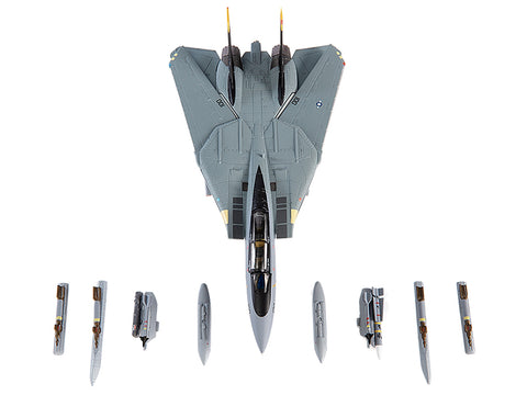 Grumman F-14D Tomcat Fighter Aircraft "VF-31 Tomcatters USS Theodore Roosevelt The Last Flight" (2006) United States Navy 1/144 Diecast Model by JC Wings