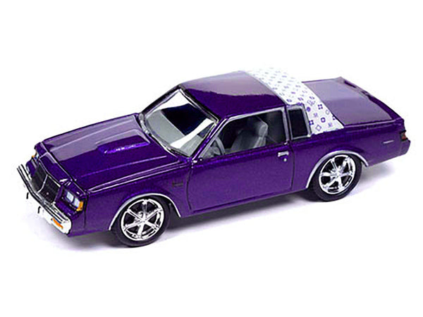 1987 Buick Regal T-Type Purple Metallic Limited Edition to 3600 pieces Worldwide 1/64 Diecast Model Car by Johnny Lightning