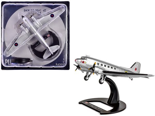 Douglas C-47 Dakota Transport Aircraft "Field Marshal Montgomery No. 24 Squadron" Royal Air Force (1945) "Planes of World War II" Series 1/144 Diecast Model Airplane by Luppa