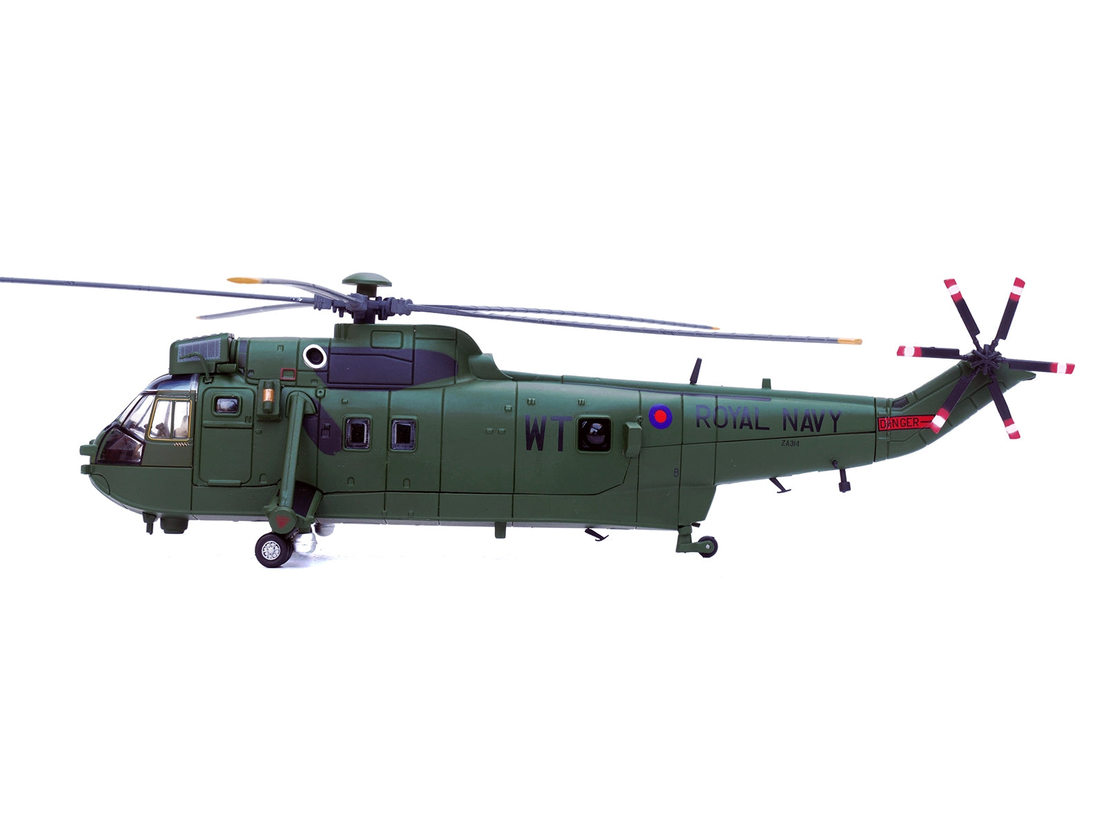 Westland Sea King HC.4 Helicopter "Green Livery 848 Naval Air Squadron Commando Helicopter Force Royal Naval Air Station Yeovilton Somerset" (2009) British Royal Navy 1/72 Diecast Model by Legion