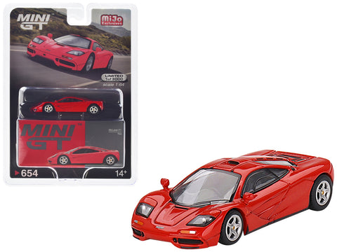 McLaren F1 Red Limited Edition to 3000 pieces Worldwide 1/64 Diecast Model Car by True Scale Miniatures