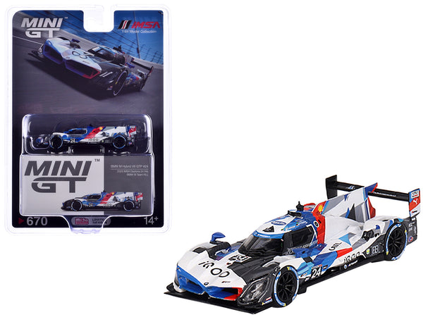 BMW M Hybrid V8 GTP #24 Philipp Eng - Augusto Farfus - Colton Herta - Marco Wittmann "BMW M Team RLL" "24 Hours of Daytona" (2023) Limited Edition to 4848 pieces Worldwide 1/64 Diecast Model Car by Mini GT