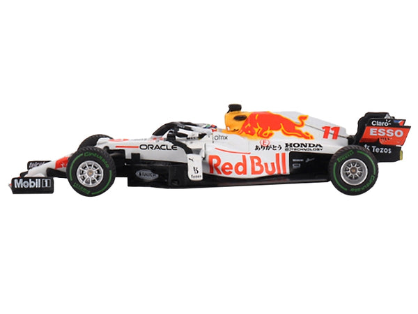 Red Bull Racing RB16B #11 Sergio Perez "Oracle-Honda" 3rd Place Formula One F1 "Turkish GP" (2021) Limited Edition 1/64 Diecast Model Car by Mini GT