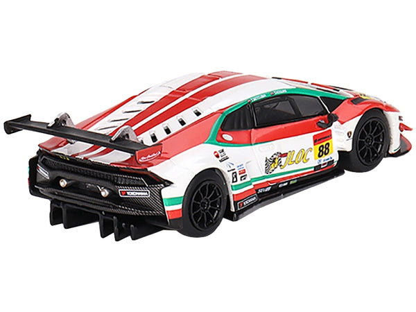 Lamborghini Huracan GT3 EVO #88 Takashi Kogure - Yuya Motojima "JLOC" "Super GT Series" (2023) Limited Edition 1/64 Diecast Model Car by Mini GT