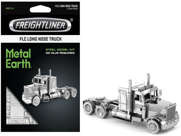 Model Kit Freightliner FLC Long Nose Truck (Challenging Difficulty) Steel Model by Metal Earth