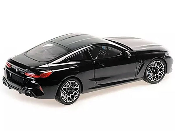 2020 BMW M8 Coupe Black Metallic with Carbon Top 1/18 Diecast Model Car by Minichamps