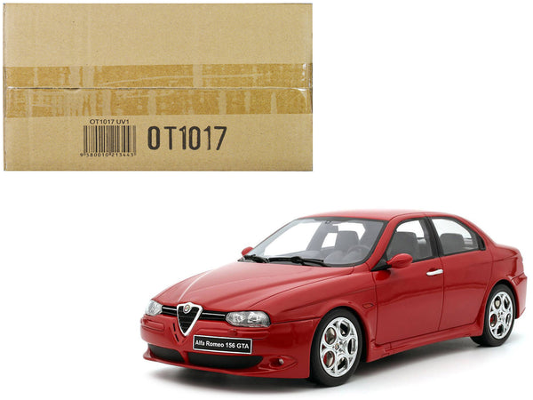 2002 Alfa Romeo 156 GTA Alfa Red Limited Edition to 2500 pieces Worldwide 1/18 Model Car by Otto Mobile