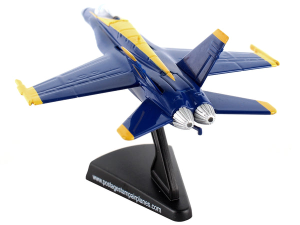 McDonnell Douglas F/A-18C Hornet Aircraft "Blue Angels" United States Navy 1/150 Diecast Model Airplane by Postage Stamp