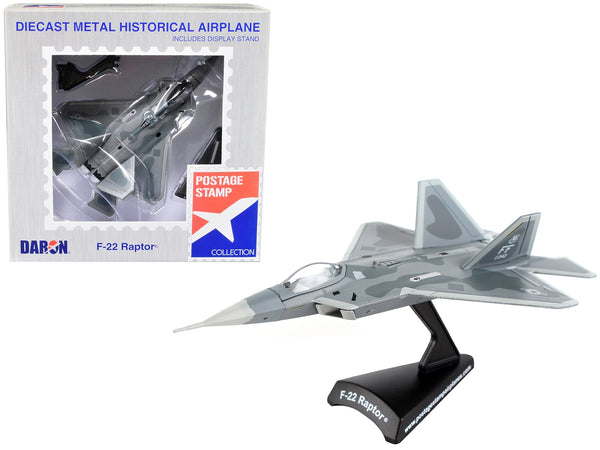 Lockheed Martin F-22 Raptor Fighter Aircraft "United States Air Force" 1/145 Diecast Model Airplane by Postage Stamp