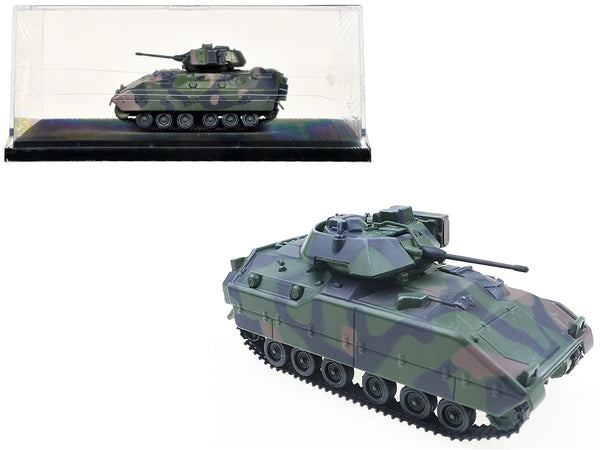 M2 Bradley Infantry Fighting Vehicle Tank "United States Army" Three-Tone Camouflage 1/72 Diecast Model