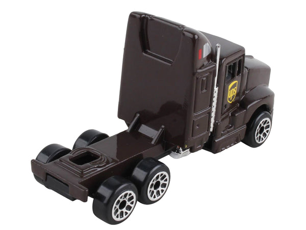 UPS Truck with Trailer Brown "United Parcel Service" Diecast Model by Daron