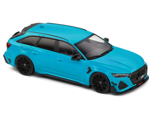 2022 Audi ABT RS 6-R Miami Blue 1/43 Diecast Model Car by Solido