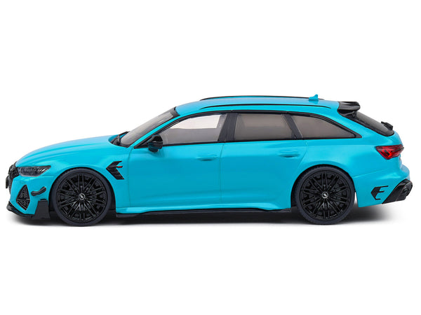 2022 Audi ABT RS 6-R Miami Blue 1/43 Diecast Model Car by Solido