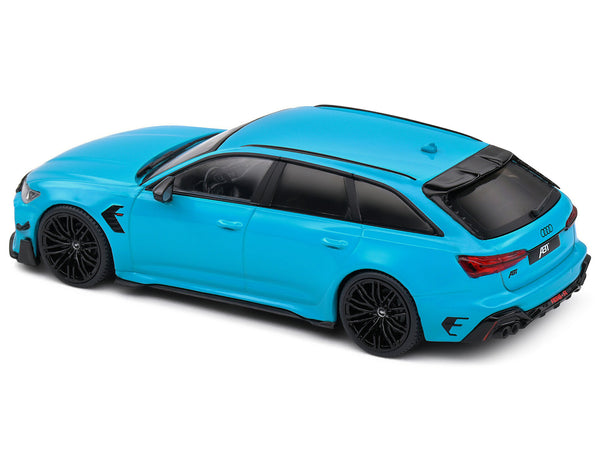 2022 Audi ABT RS 6-R Miami Blue 1/43 Diecast Model Car by Solido