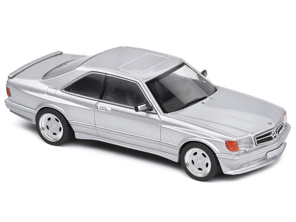 1990 Mercedes-Benz 560 SEC AMG WideBody Silver Metallic 1/43 Diecast Model Car by Solido