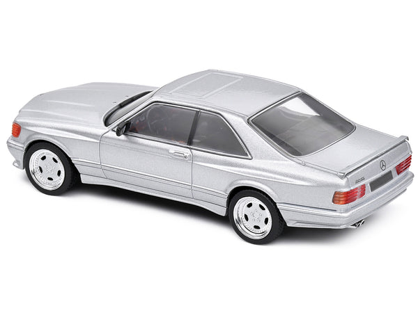 1990 Mercedes-Benz 560 SEC AMG WideBody Silver Metallic 1/43 Diecast Model Car by Solido