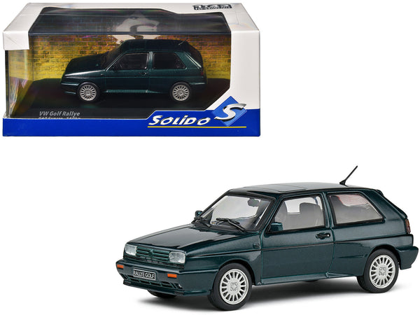 1989 Volkswagen Golf Rallye G60 Green Metallic 1/43 Diecast Model Car by Solido