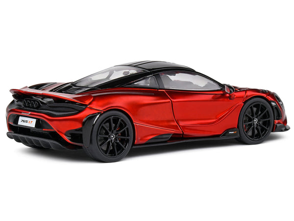 2020 McLaren 765 LT Volcano Red Metallic with Black Top 1/43 Diecast Model Car by Solido