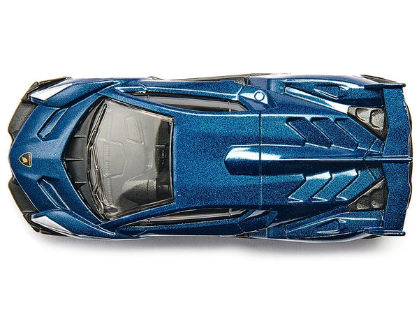 Lamborghini Veneno Blue Metallic Diecast Model Car by Siku