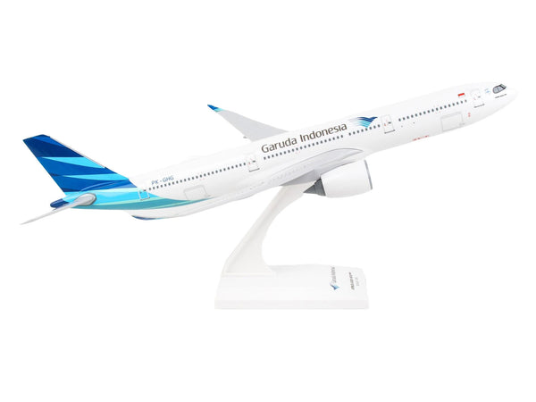 Airbus A330-900 Commercial Aircraft "Garuda Indonesia" (PK-GHG) White with Blue Tail (Snap-Fit) 1/200 Plastic Model by Skymarks