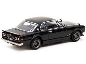 Nissan Skyline 2000GT-R (KPGC10) RHD (Right Hand Drive) Black "Global64" Series 1/64 Diecast Model by Tarmac Works