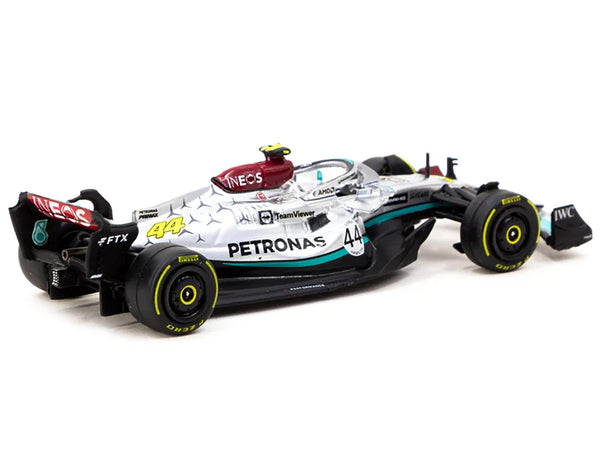 Mercedes-AMG F1 W13 E Performance #44 Lewis Hamilton Formula One F1 "Belgian GP" (2022) "Global64" Series 1/64 Diecast Model Car by Tarmac Works