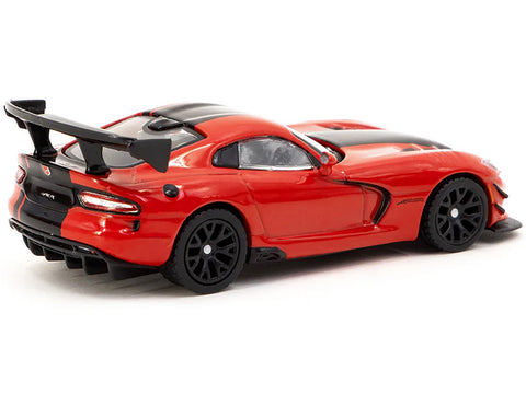 Dodge Viper ACR Extreme Red with Black Stripes "Global64" Series 1/64 Diecast Model by Tarmac Works